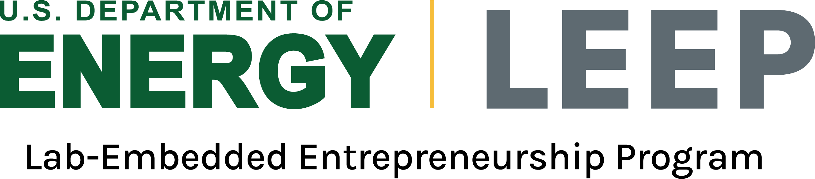 Department of Energy Lab-Embedded Entrepreneurship Program (LEEP) logo